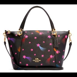 Coach Kacey Satchel with Disco Star Print